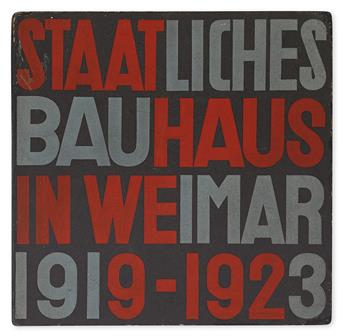 BAUHAUS.Gropius, Walter; et al. Staatliches Bauhaus in Weimar 1919-1923.